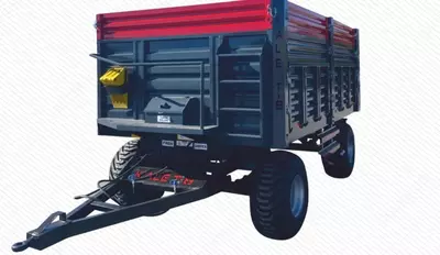 Ikki oqli KALE T8 tirkamasi yuk kotarish quvvati 8 tonna uzunligi 4.0 x 2.20 x 1.20 m